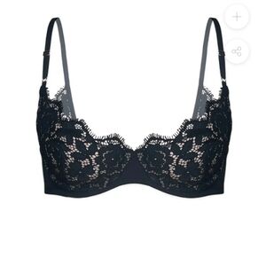 Monique Morin Frisson Scoop Demi Bra In Black
